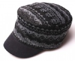 top knitted flat hats