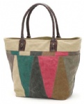 colorful canvas bags